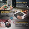 Helping Hands Soldering Station with Heavy-Duty Steel Base, Non-Slip Silicone