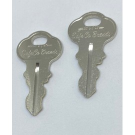 Honeywell Replacement Keys 2126 17051 Double Sided SafeCo Brands 2-Keys