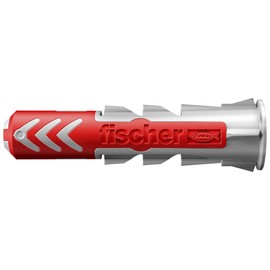 fischer DuoPower 5 x 25 S PH, powerful universal plug with panhead screw, intelligent 2-component technology for fastenings in concrete, bricks, stone, gypsum plasterboard, etc., 50 plugs & 50 screws