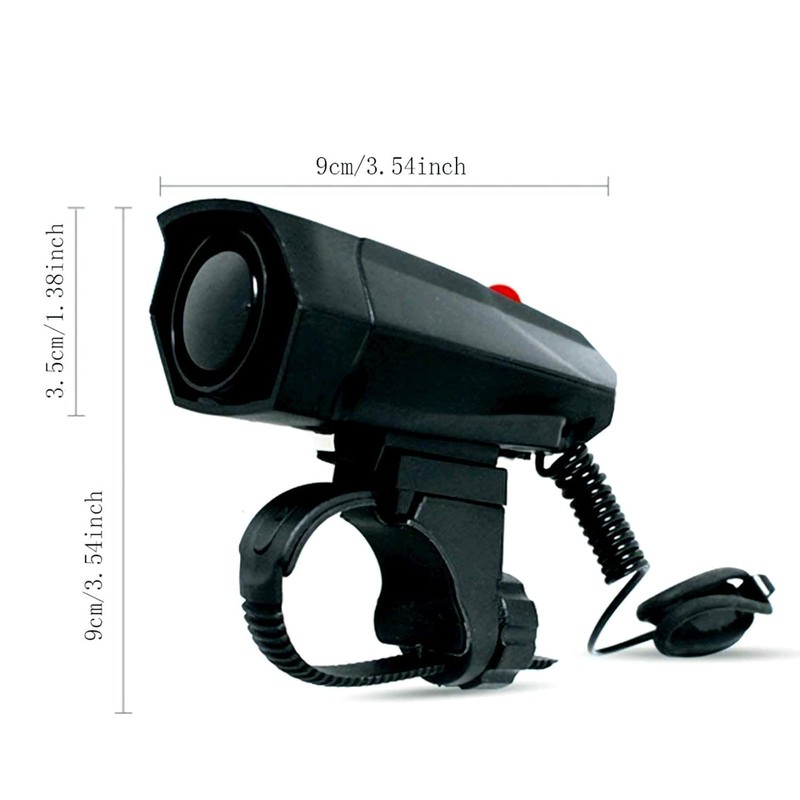 Electric Loud Bike Horn 5 Modes Electronic Cycling Horn Bicycle