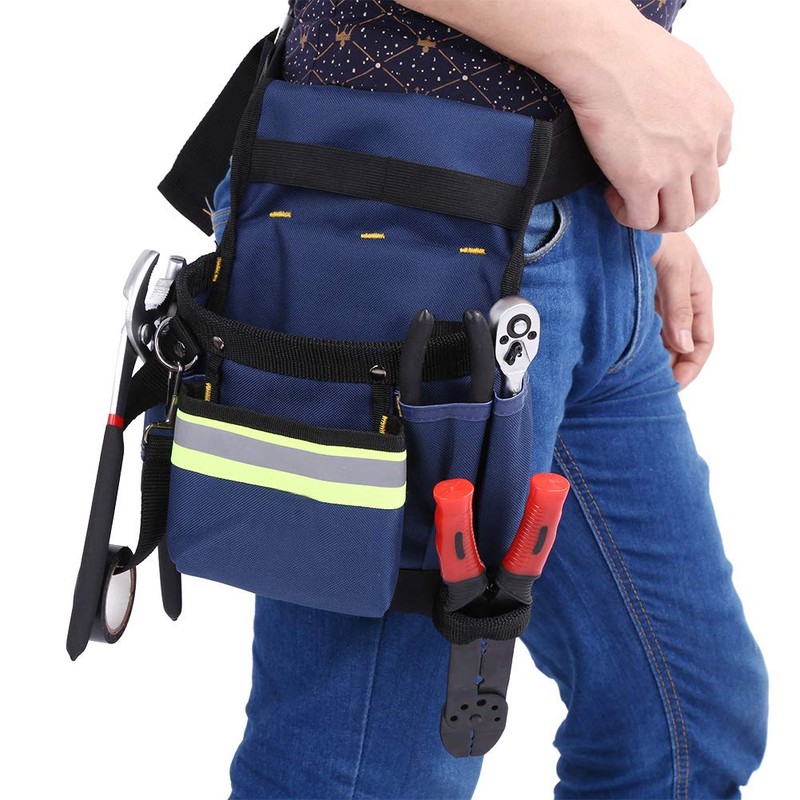Electrician's Belt Bag Tool Holder Practical Work Bag with Belt