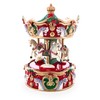 BestPysanky Musical Christmas Figurine with Spinning Carousel Horses