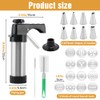 Stainless Steel Cookie Press Kit – 13 Discs & 8
