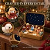 Mini Nativity Set in a Tin Box, Christmas Jesus Scene