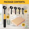 Door Hinge Adjustment Tool 4-in-1 Multi-Size, Durable Stainless Steel Hinge