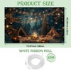 QICAIYUN Camping Backdrop for Photography Forest Night Camping Backdrop Campfire