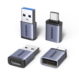 UGREEN Adaptador USB C a USB A OTG 10Gbps 4 Piezas