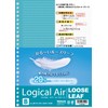 ナカバヤシ ノート ロジカル・エアー ルーズリーフ B罫 100枚 B5 LL-B504B