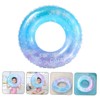 SUPVOX 1Pc Colorful Inflatable Swimming Ring for Adults Fun Pool