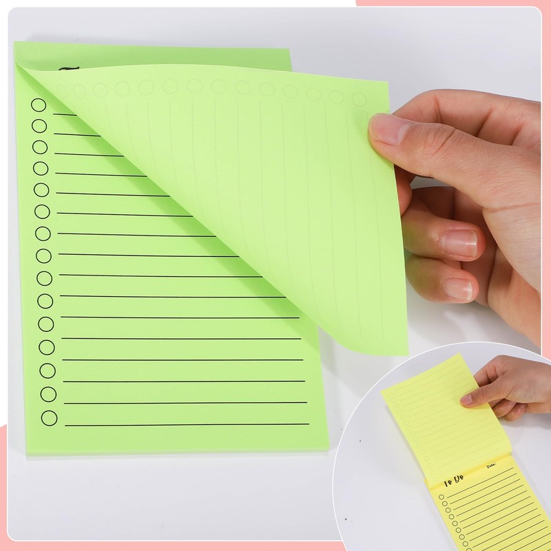 9 Pads To Do List Lined, 450 Sheets Sticky Notes
