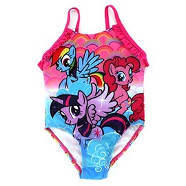 My Little Pony Girls Swimsuit Swimwear (2T, Pony Pink)