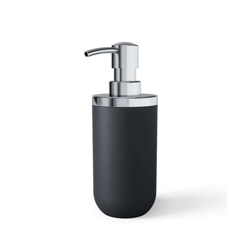 umbra 21008027152 Shampoo Dispenser, Black, W2.8 x 3.9 x 7.1