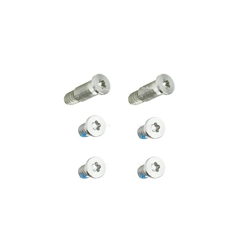 Padarsey Pentalobe Bottom Case Screws +4 Pack Rubber Case Feet+