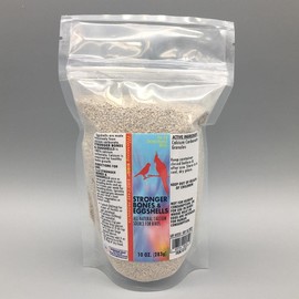Morning Bird Stronger Bones & Eggshells, Calcium Carbonate for Breeding and Non-Breeding Birds, Promotes Healthy Bone Growth, 10 oz
