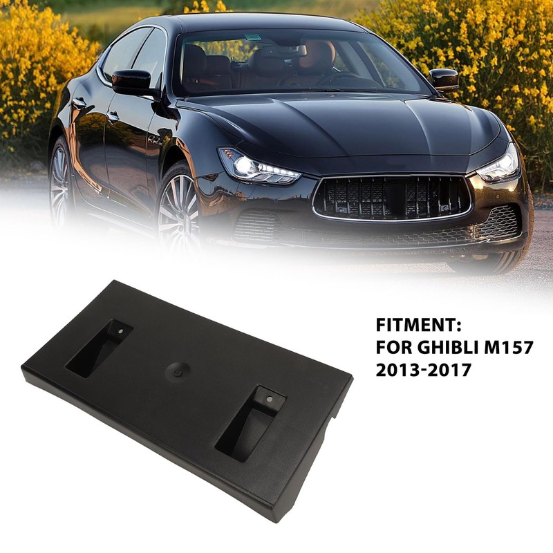 Front License Plate Holder License Plate Mounting Bracket for Ghibli