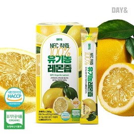 Day& NFC Juice 100 Organic Lemon Juice 14 packs 6 boxes / 데이앤 NFC착즙 100 유기농레몬즙 14포 6박스