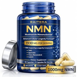Suplemento NMN de 1000 mg – 10 en 1 avanzado apoyo NAD+ con quercetina, TMG, resveratrol, ALA, CoQ10 y apigenina – Alternativa NMNH para mujeres y hom