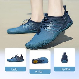 BexpAudpot Zapatos de Agua para Hombre y Mujer, Zapatos Acuáticos Descalzos Transpirables de Secado Rápido para Nadar, Pplaya, Surf, Vadeo, Yoga