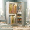 Unikito 36 Inch Corner Closet System, Large Freestanding Closet Organizer