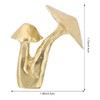 Veemoon Mushroom Furniture Knobs Decorative Cabinet Brass Knobs Handle Retro