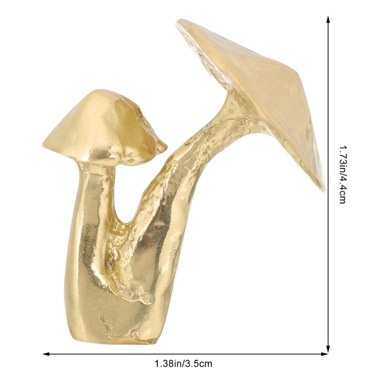 Veemoon Mushroom Furniture Knobs Decorative Cabinet Brass Knobs Handle Retro