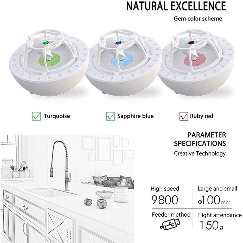 Mini Portable Dishwasher, Ultrasonic Dishwasher Household Dish Washing Machine Lazy