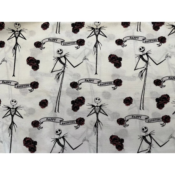 Springs Creative Nightmare Before Christmas Happy Haunting Fabric Jack Skellington