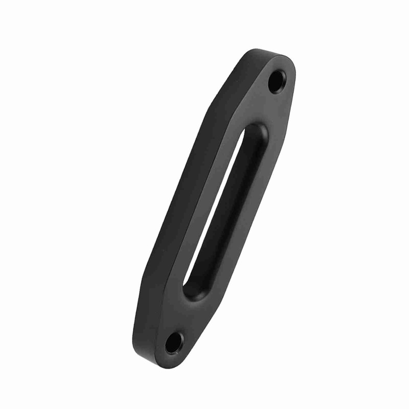 6inch Black Aluminum Hawse Fairlead for Synthetic Winch Rope Cable