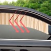 4Pcs Car Curtains Car Side Window Sunshade Curtain Magnetic Rail