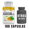 Fenogreco Extracto 100% Puro - 180 Capsulas Bioherb Sin Sabor