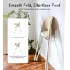 Mallify Foldable High Chair, Space-Saving Portable Baby High Chair with