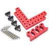 Square Positioning Ruler Kit Aluminum Alloy Right Angle 90 Degree