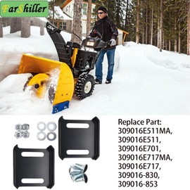 309016E701MA Height Adjuster Skid Shoes for Murray B&S Crafts-Man Sears Snowblower with Hardware (2/Pack)