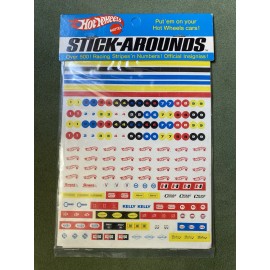 Hot Wheels Vintage 1969 Hot Wheels STICK-AROUNDS Decal Sheets SEALED, Unpunched Header Card