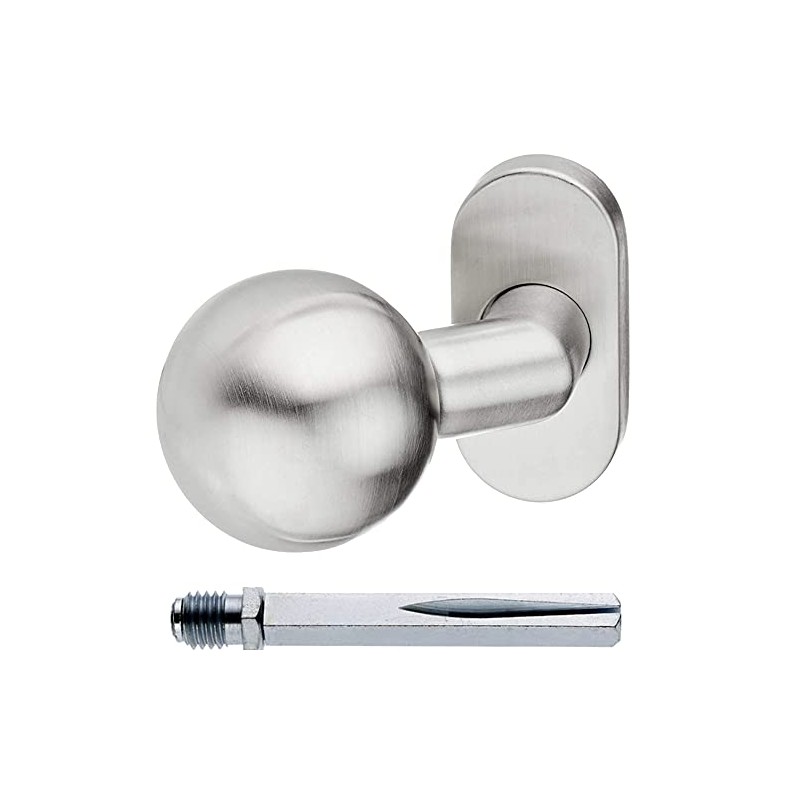 Hardware Store Door Knob 100% Stainless Steel Oval
