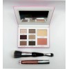 mally Eye&cheek pallette +make up brush + lipstick +mally cosmetic
