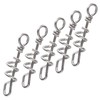 5 Pcs Bird Parrots Foot Ring Buckle Stainless Steel Foot