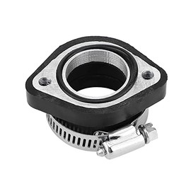 Carburetor Adapter for Motorcycles - Rubber Joint Boot for PWK, VM24 and OKO Carburetor (28mm/30mm), Flexible Intake Manifold Adapter with Gasket