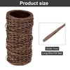 MECCANIXITY Floral Wire 164ft/50m 1mm Vine Bind Wire Rustic Craft