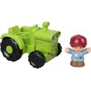 Fisher-Price Little People Toddler Toy Helpful Harvester Tractor, Farm Vehicle