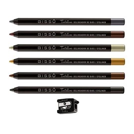 Kit BISSU Delineador Tintaline tonos básicos (Set 7 piezas)
