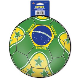 Beistle Cutout, 10-Inch, Brazil