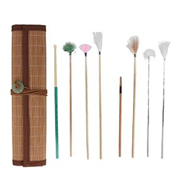 7 Piezas Set de Limpieza de Oídos, Masaje de Limpieza Profunda, Juego de Plumas de Ganso para Quitar la Cera de los Oídos, Juego de Plumas