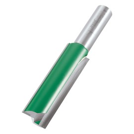 Trend Craftpro1/2in Shank Two Flute Straight Router Cutter Bit Ref: C030FX1/2TC 19.1mm Dia x 63mm Cut Depth