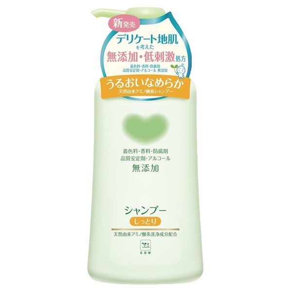 Cow Brand Additive-Free Shampoo, Moist with Pump, 16.9 fl oz