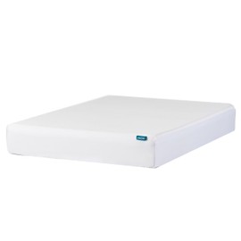 Benjara Queen Mattress Protector, Pocket Design, Waterproof Cream White Fabric