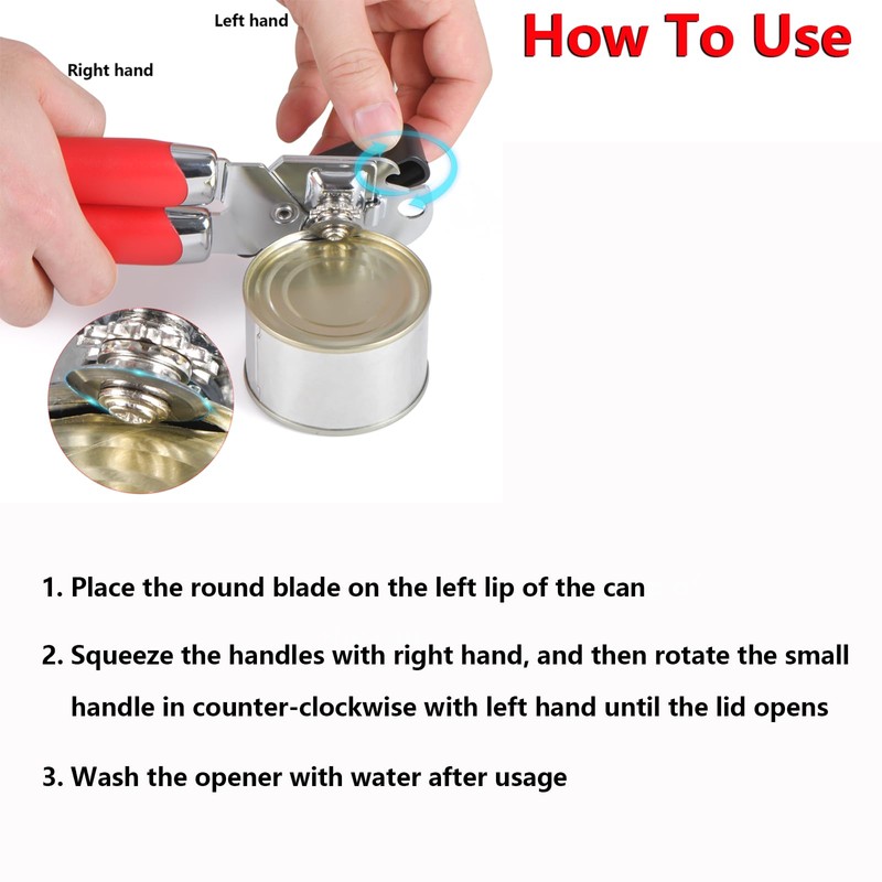 KYDIFS Left Handed Kitchen Scissors Shears and Can Opener, Peeler