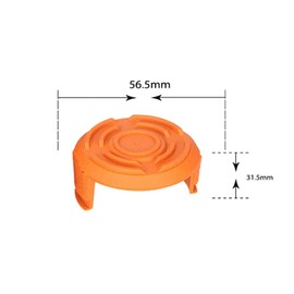 esmusssein 4pcs Replacement Spool Caps for Brush Cutter, Line Caps Trimmer and Brush Cutter, WA0004.1/WA0010 Spools of Wire for WG163e WG163e.1 WG163e.9 WG157e.9