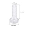 uxcell M3x10mm Plastic Screws PC Transparent Acrylic Phillips Cross Pan