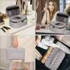 NUBILY Makeup Bag Portable Travel Cosmetic Bag with Handle Large